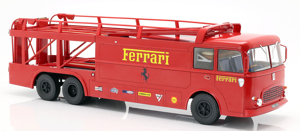 LKW und Busse Norev 1:18 Fiat Bartoletti 306/2 Renntransporter Ferrari Film Le Mans  1970  nur Transporter - Ferrari-Modelle nicht inbegriffen !!! www.modelissimo.de